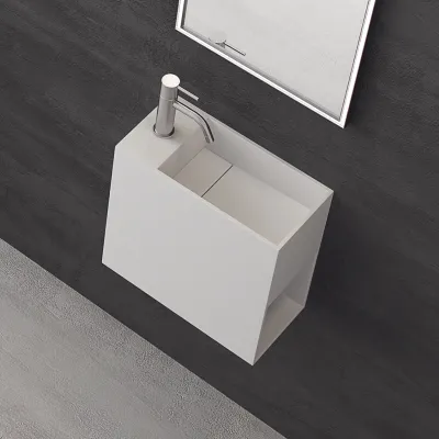 Block 40R - 40x20 Spüle rechts, Mathvid SolidTec®