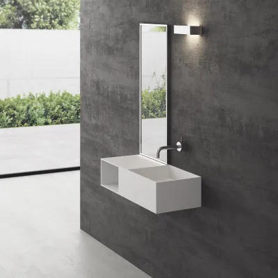 Boxo 80R - 80x35 Spüle rechts, Mathvid SolidTec®