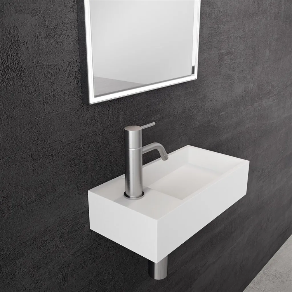 Kubo Mini 40R - 40x20, Spüle rechts, Mathvid SolidTec®