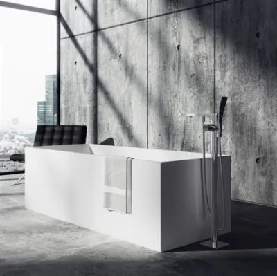 Frozen Tub 170 - Badewanne 170x72, Massiv MattweißSolidTec®