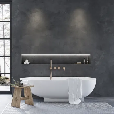 The Egg 181 - Badewanne 181x93, Solid Matt Weiß SolidTec®