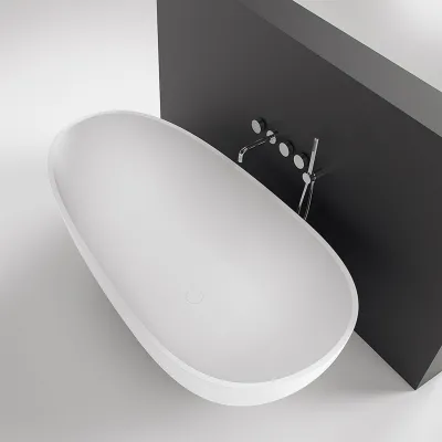 The Egg 181 - Badewanne 181x93, Solid Matt Weiß SolidTec®