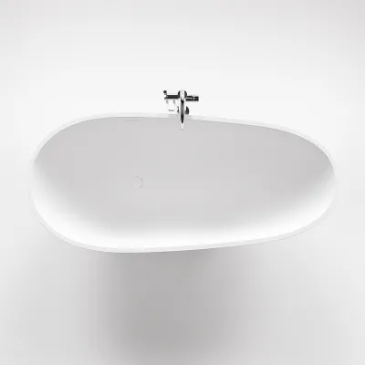 Boheme 182 - Badewanne 182x82, Massiv Mattweiß SolidTec®