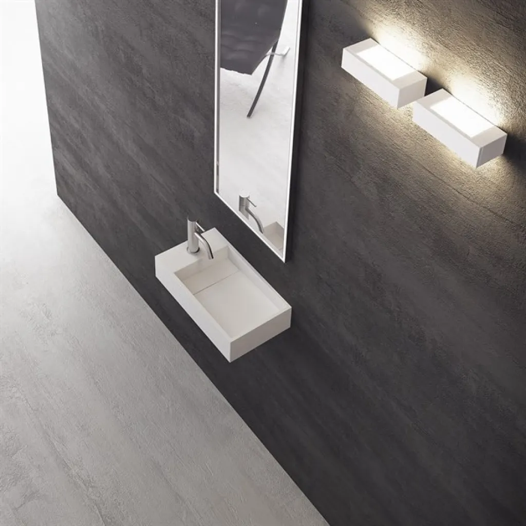 Kubo 45R - 45x25, Spüle rechts, Mathvid SolidTec®