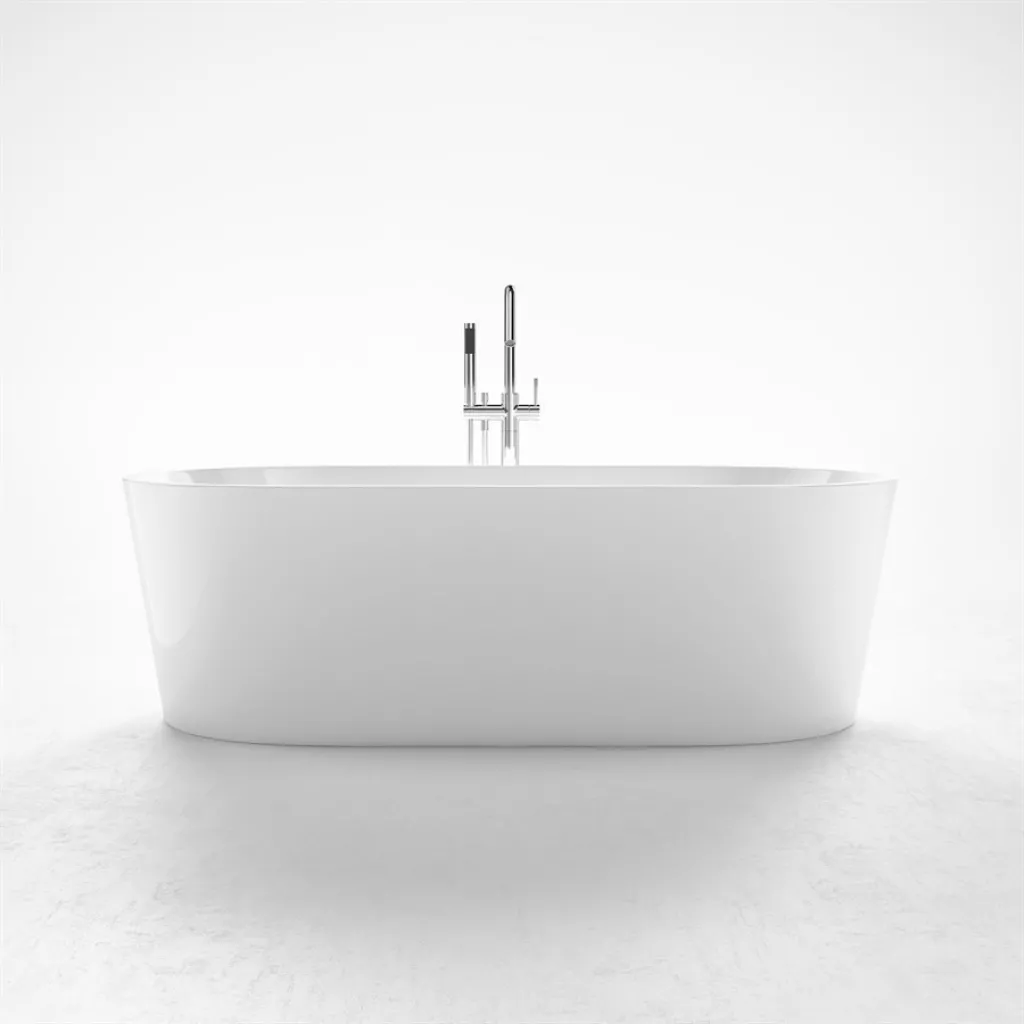 Milano Cello 150 - Badewanne 150x70 cm, glänzendes Weiß