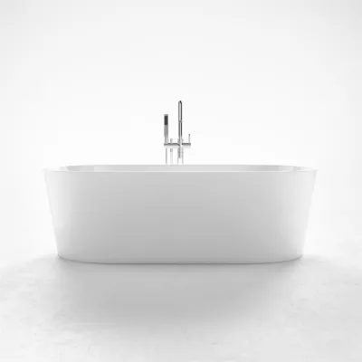 Milano Cello 150 - Badewanne 150x70 cm, glänzendes Weiß