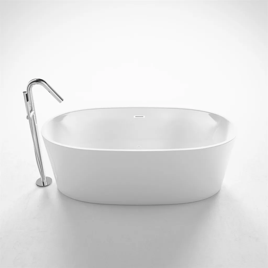 ArkiLife Zen 170 - Badewanne 170x82 cm, glänzendes Weiß