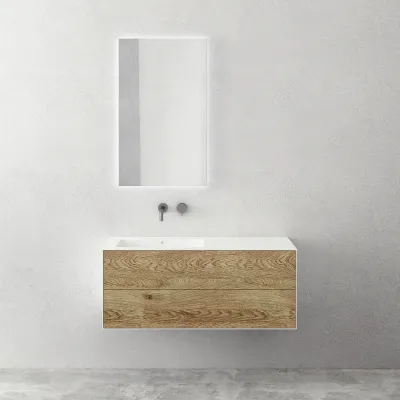 Copenhagen Chic 120L - Mathvid Corian® mit roher Wildeiche
