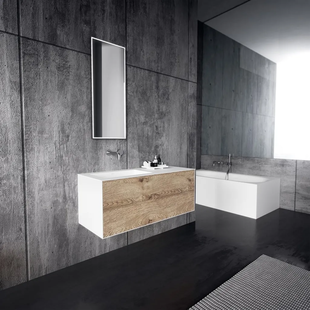 Copenhagen Chic 120L - Mathvid Corian® mit roher Wildeiche