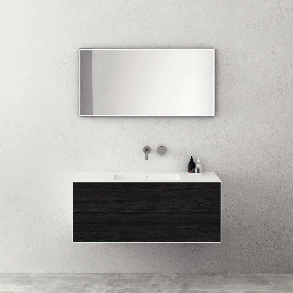 Copenhagen Chic 120 - Corian®, geräucherte schwarze Eiche