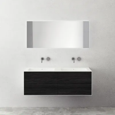 Copenhagen Chic 140D - Corian®, geräucherte Schwarzeiche