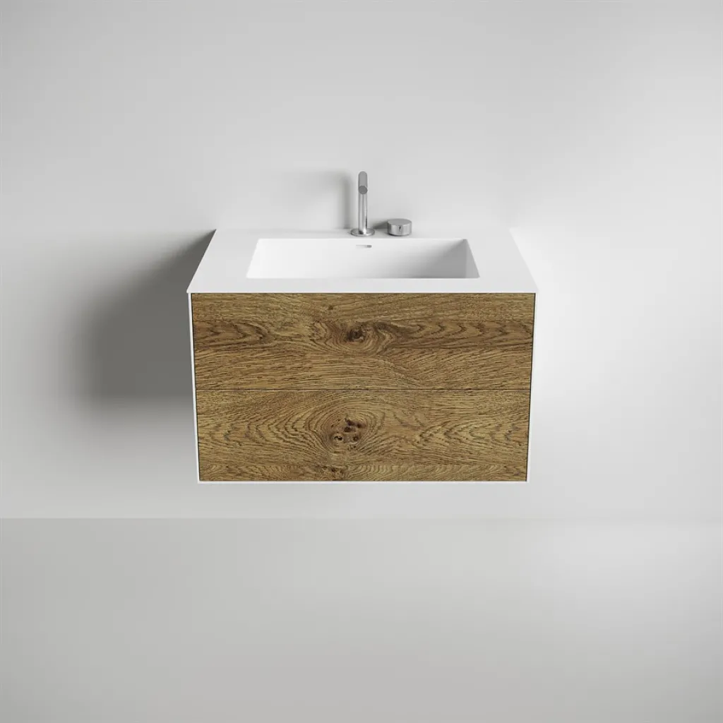 Copenhagen Chic 80 - Mathvid Corian® mit roher Wildeiche