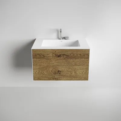 Copenhagen Chic 80 - Mathvid Corian® mit roher Wildeiche