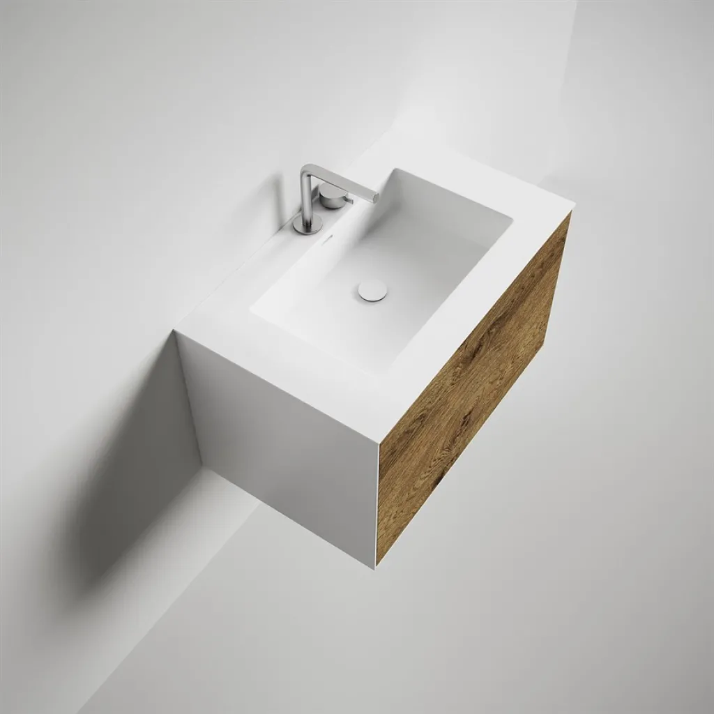 Copenhagen Chic 80 - Mathvid Corian® mit roher Wildeiche