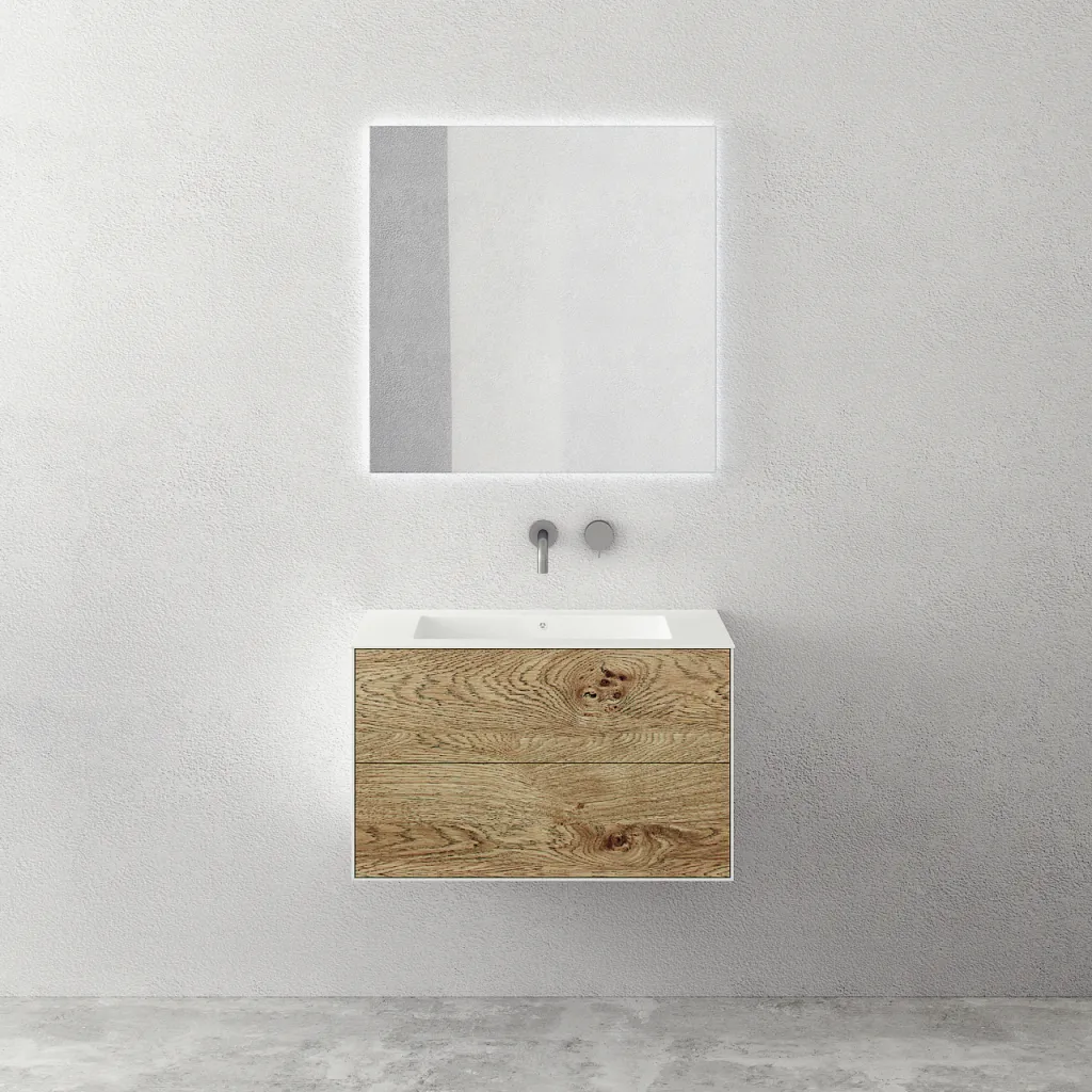 Copenhagen Chic 80 - Mathvid Corian® mit roher Wildeiche