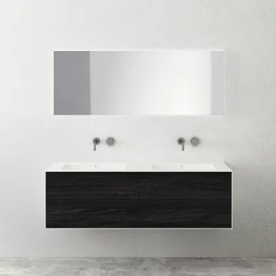 Copenhagen Chic 160D - Corian®, geräucherte Schwarzeiche