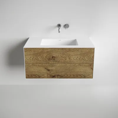 Copenhagen Chic 100 - Mathvid Corian® mit roher Wildeiche