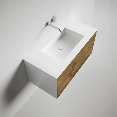 Copenhagen Chic 100 - Mathvid Corian® mit roher Wildeiche