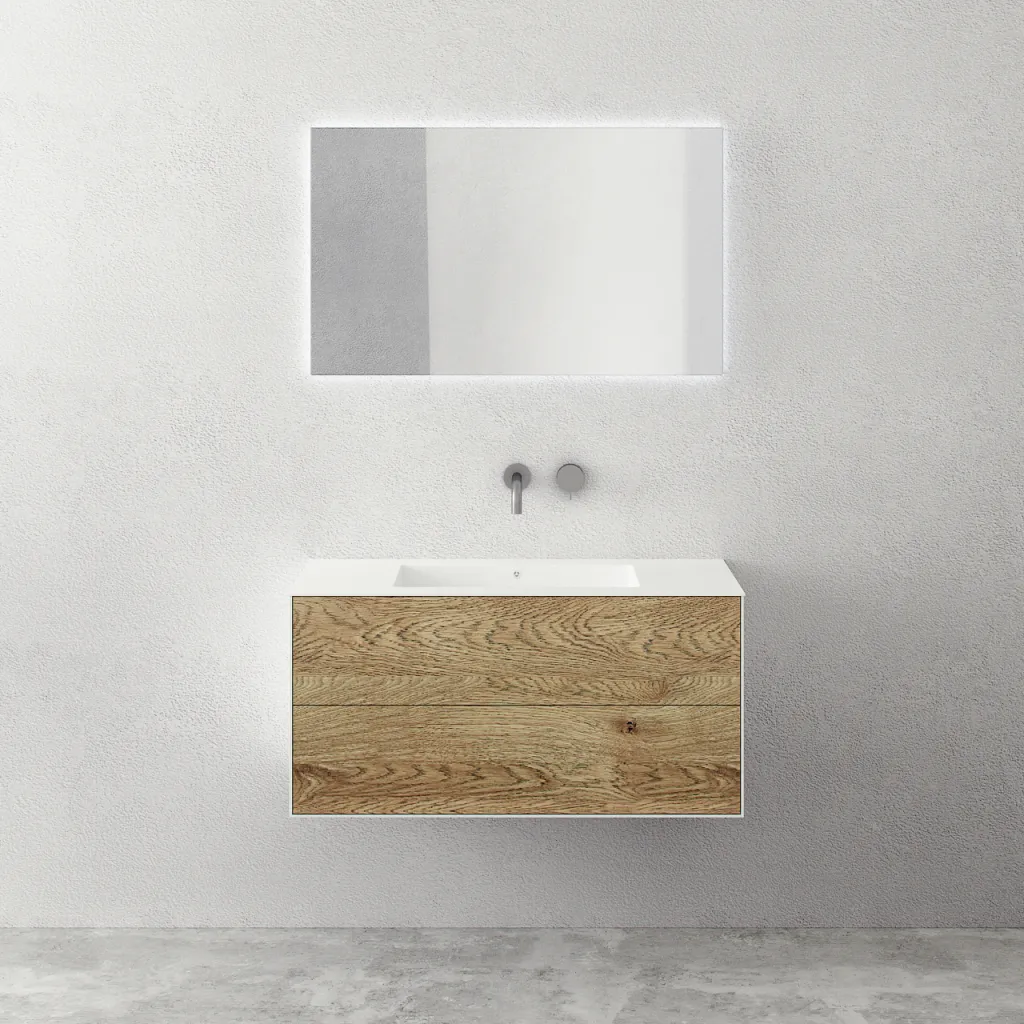 Copenhagen Chic 100 - Mathvid Corian® mit roher Wildeiche