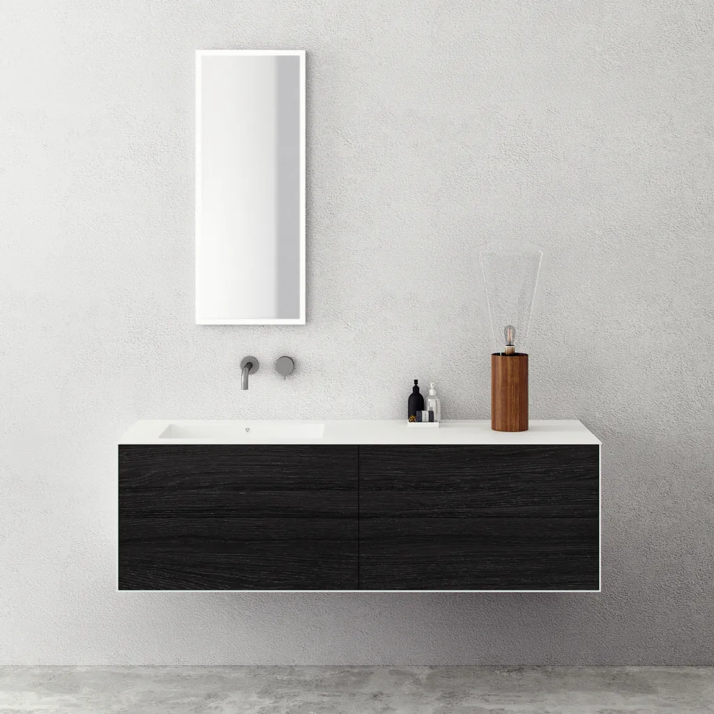 Copenhagen Chic 160L - Corian®, geräucherte Schwarzeiche