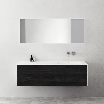 Copenhagen Chic 160R - Corian®, geräucherte Schwarzeiche