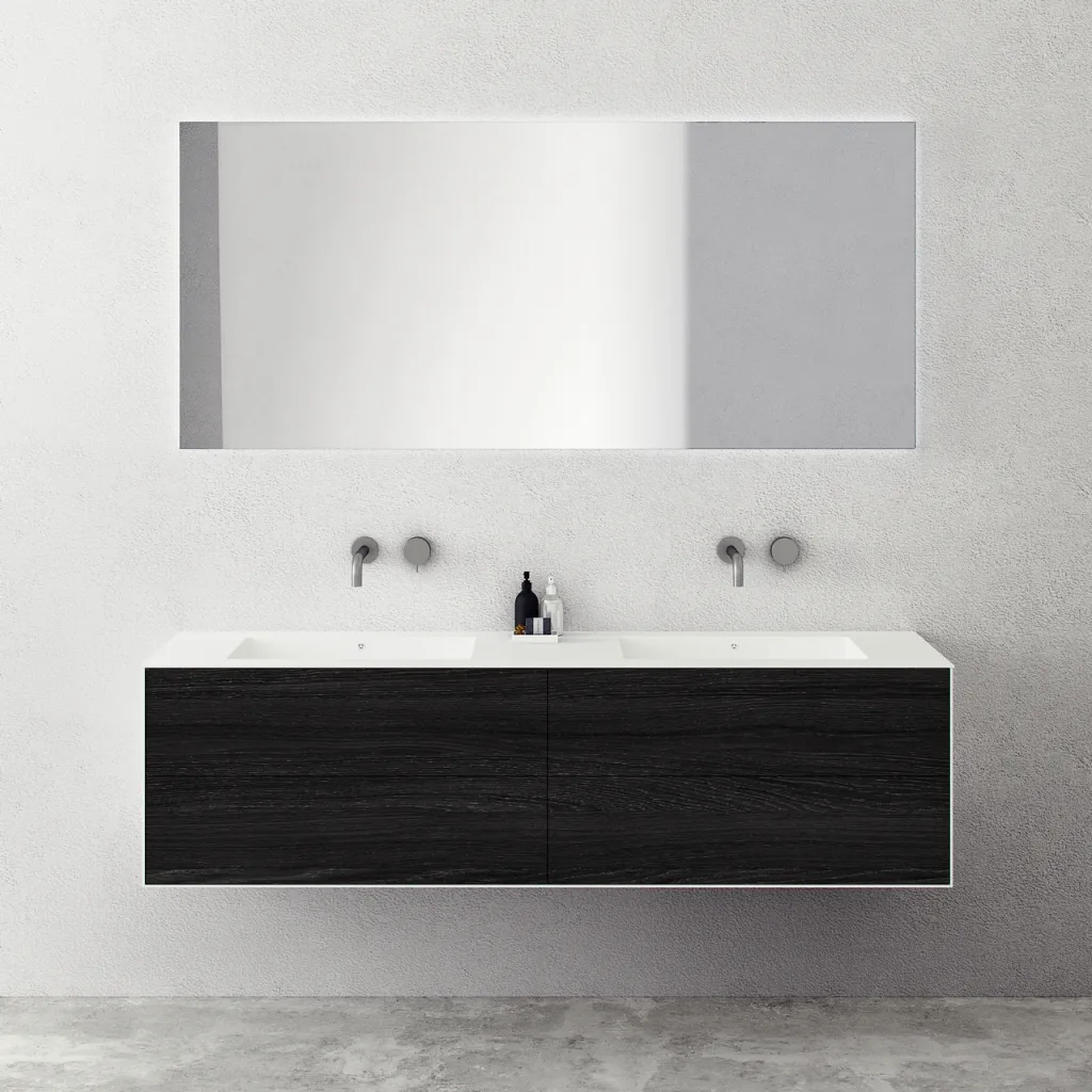 Copenhagen Chic 180D - Corian®, geräucherte Schwarzeiche