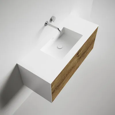 Copenhagen Chic 120 - Mathvid Corian® mit roher Wildeiche