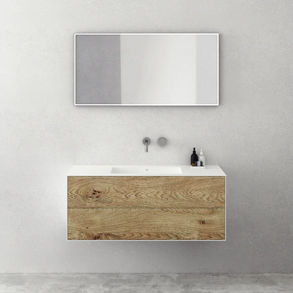 Copenhagen Chic 120 - Mathvid Corian® mit roher Wildeiche