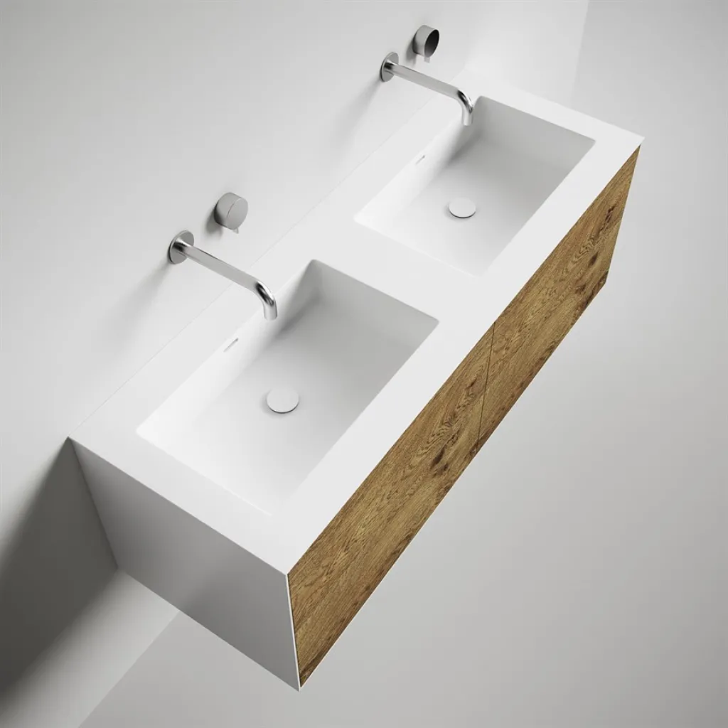 Copenhagen Chic 140D - Mathvid Corian® mit roher Wildeiche