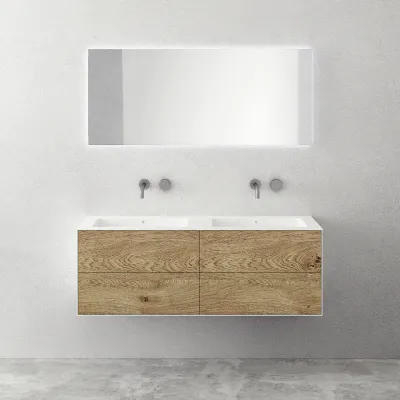 Copenhagen Chic 140D - Mathvid Corian® mit roher Wildeiche