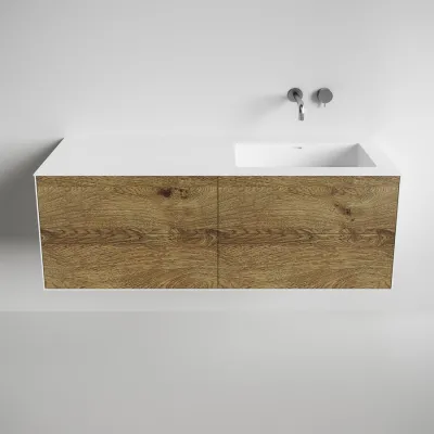 Copenhagen Chic 140R - Mathvid Corian® mit roher Wildeiche