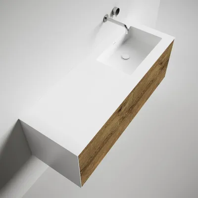 Copenhagen Chic 140R - Mathvid Corian® mit roher Wildeiche