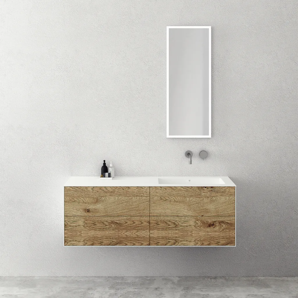 Copenhagen Chic 140R - Mathvid Corian® mit roher Wildeiche