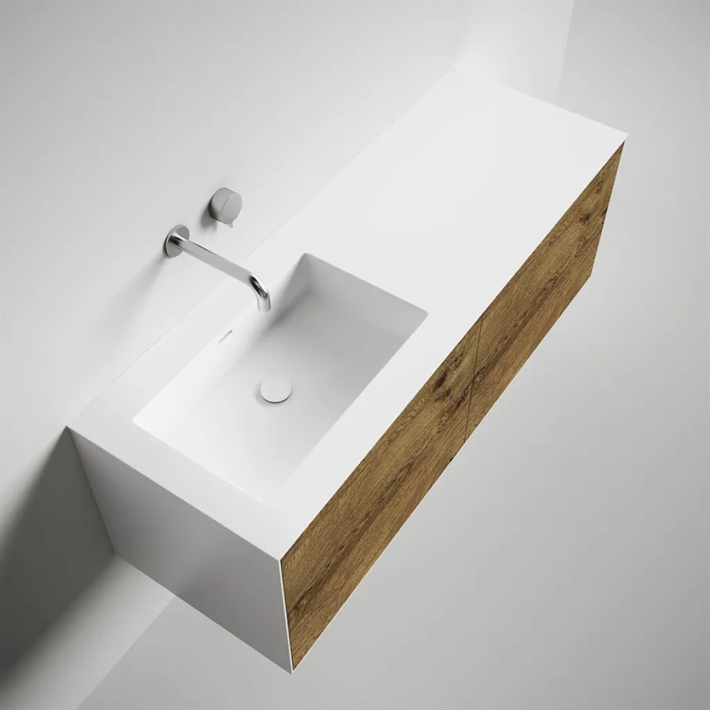Copenhagen Chic 140L - MKII, Mathvid Corian® mit Raw Wild Oak