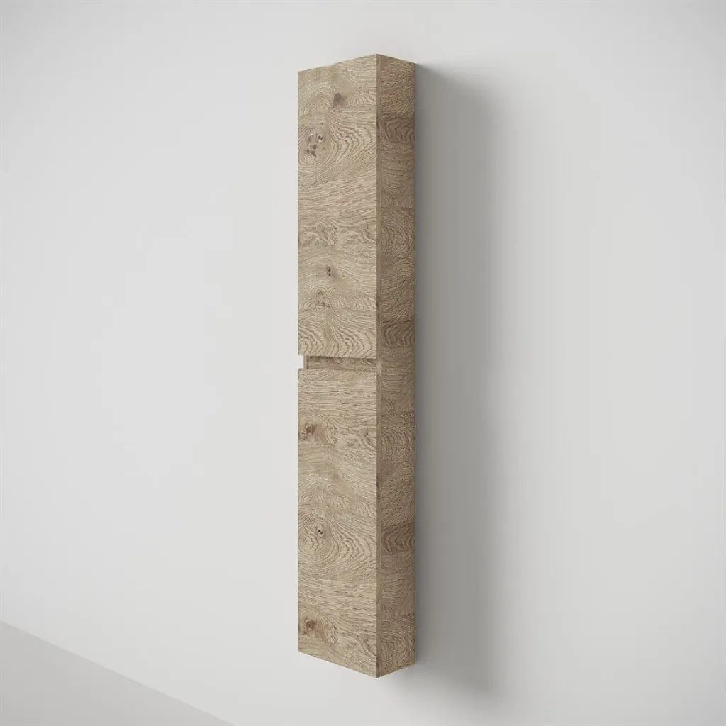 Copenhagen Front - 162x30x15 cm Hochschrank, Wildeiche roh