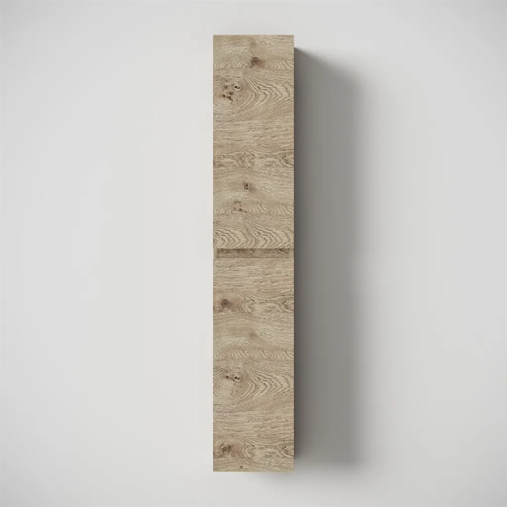 Copenhagen Front - 162x30x15 cm Hochschrank, Wildeiche roh