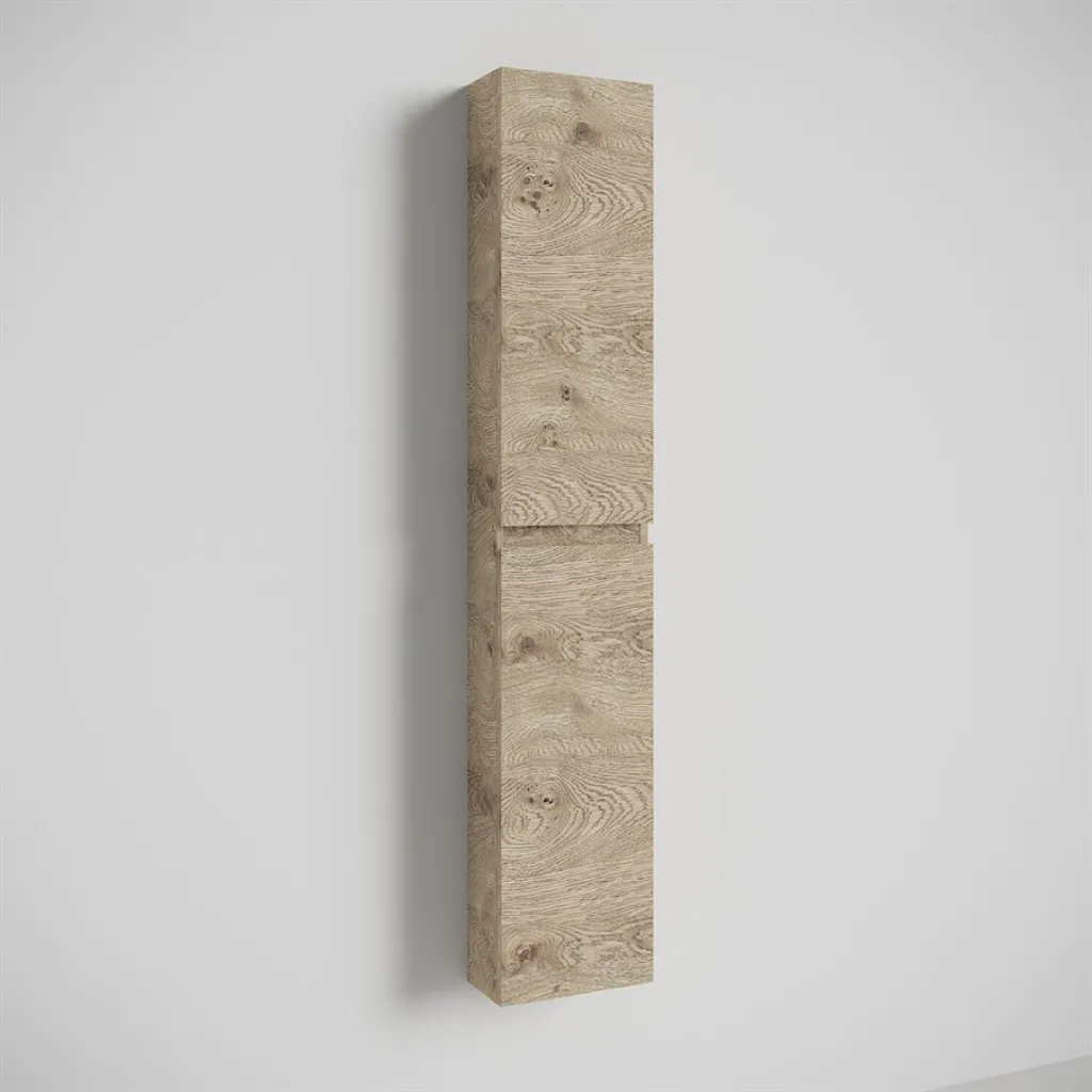 Copenhagen Front - 162x30x15 cm Hochschrank, Wildeiche roh