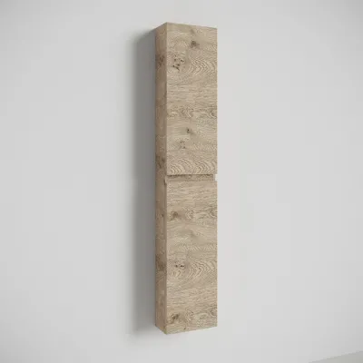 Copenhagen Front - 162x30x15 cm Hochschrank, Wildeiche roh
