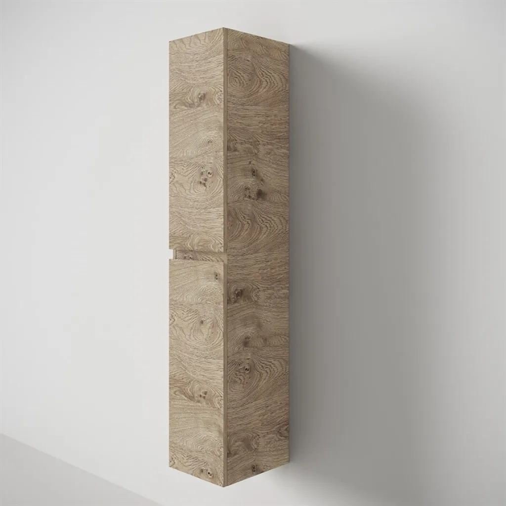 Copenhagen Front - 162x30x35 cm Hochschrank, Wildeiche roh