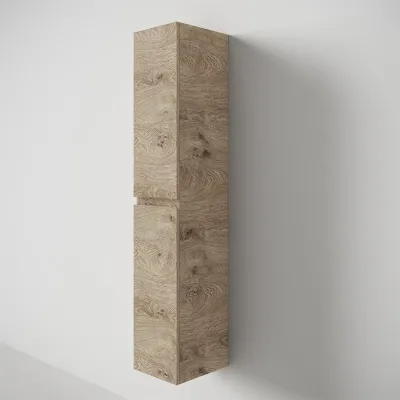 Copenhagen Front - 162x30x35 cm Hochschrank, Wildeiche roh