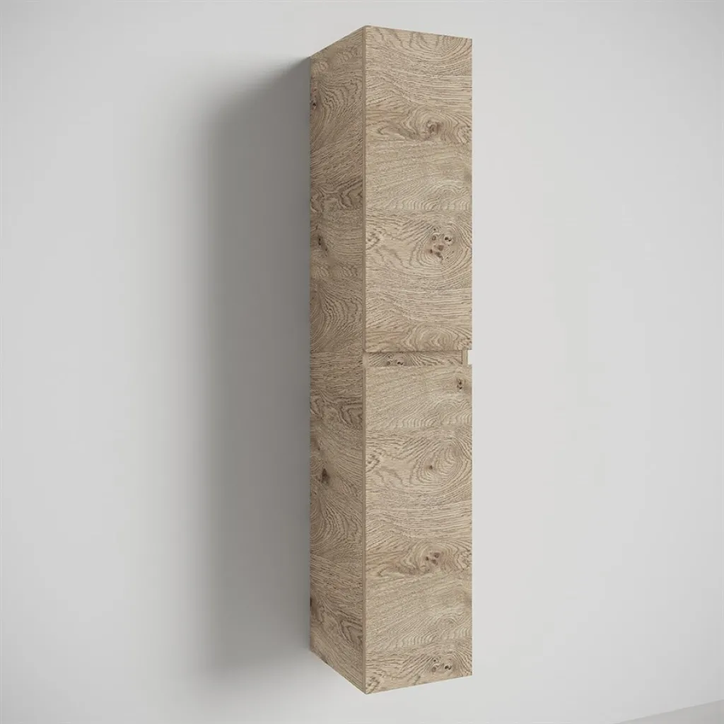 Copenhagen Front - 162x30x35 cm Hochschrank, Wildeiche roh