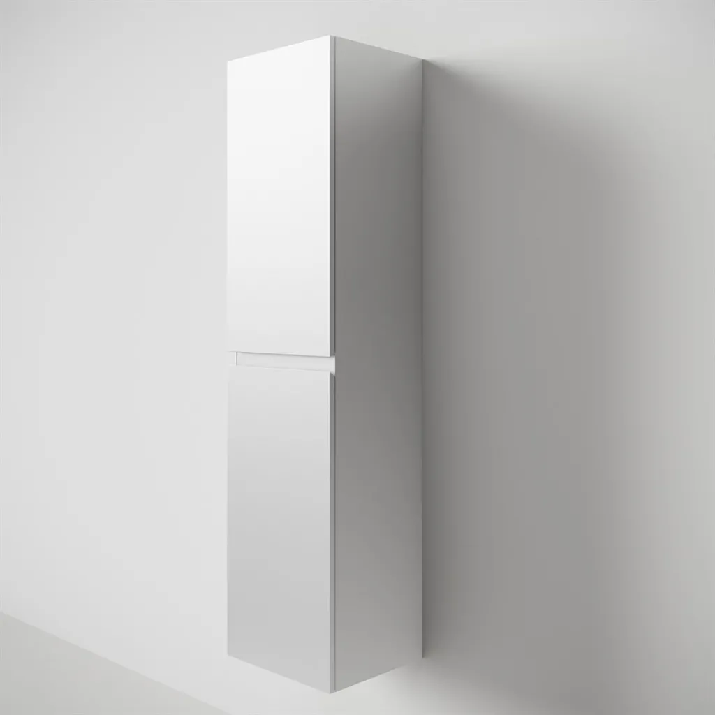 Copenhagen Front - 162x40x35 cm Hochschrank, Mattweiß