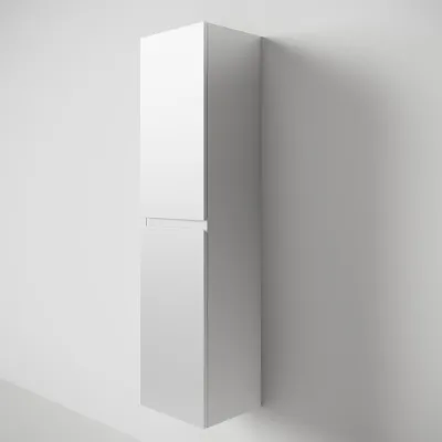 Copenhagen Front - 162x40x35 cm Hochschrank, Mattweiß