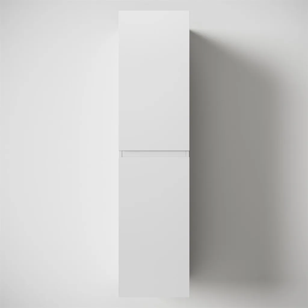 Copenhagen Front - 162x40x35 cm Hochschrank, Mattweiß
