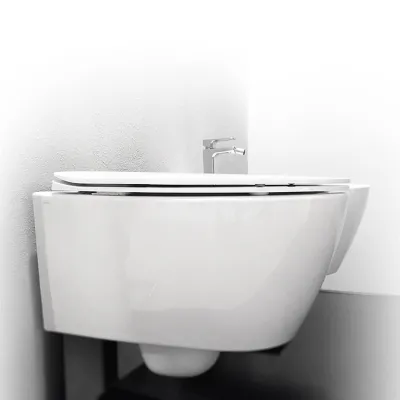 Spazio LFT18 - Wand-WC, Mattweiß