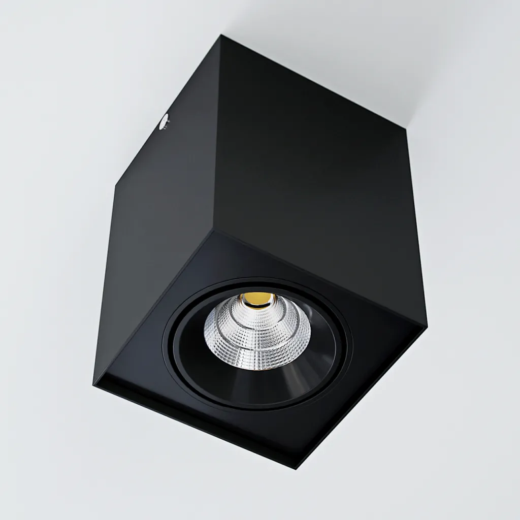 YUPI 1 LED - Downlight, Mattschwarz
