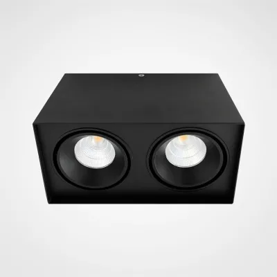 YUPI 2 LED - Downlight, Schwarz