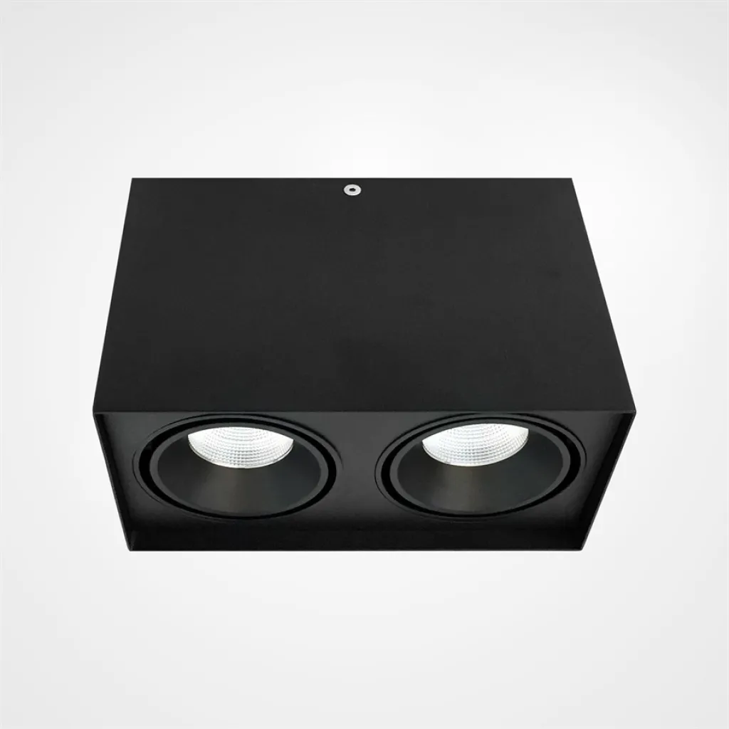YUPI 2 LED - Downlight, Schwarz