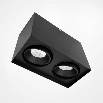 YUPI 2 LED - Downlight, Schwarz