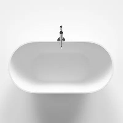 Pulcher® Mood 178 - Badewanne 178x88, Mattweiß SolidTec®